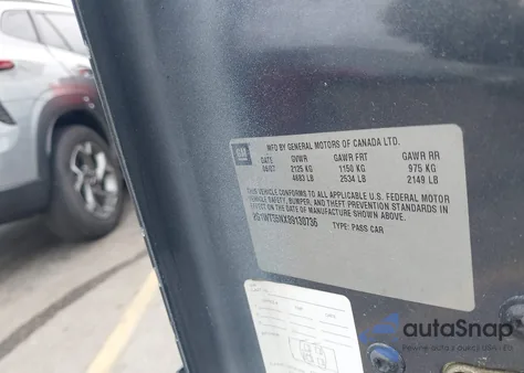 2008 Chevrolet Impala Lt from USA, damaged, VIN 2G1WT55NX89130736